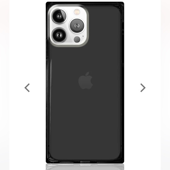 FLAUNT Clear Black SQUARE iPhone 12 Pro Max‎ Case - Picture 1 of 3